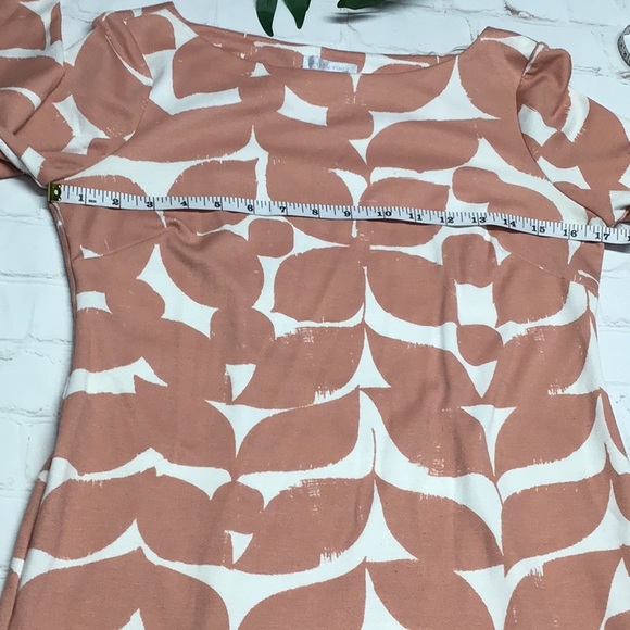 🌼 LONDON TIES DRES.3/4 SLEEVE. PINK PETAL PRINTED SHIFT CASUAL DRESS. SIZE‎ 4 - Picture 7 of 8